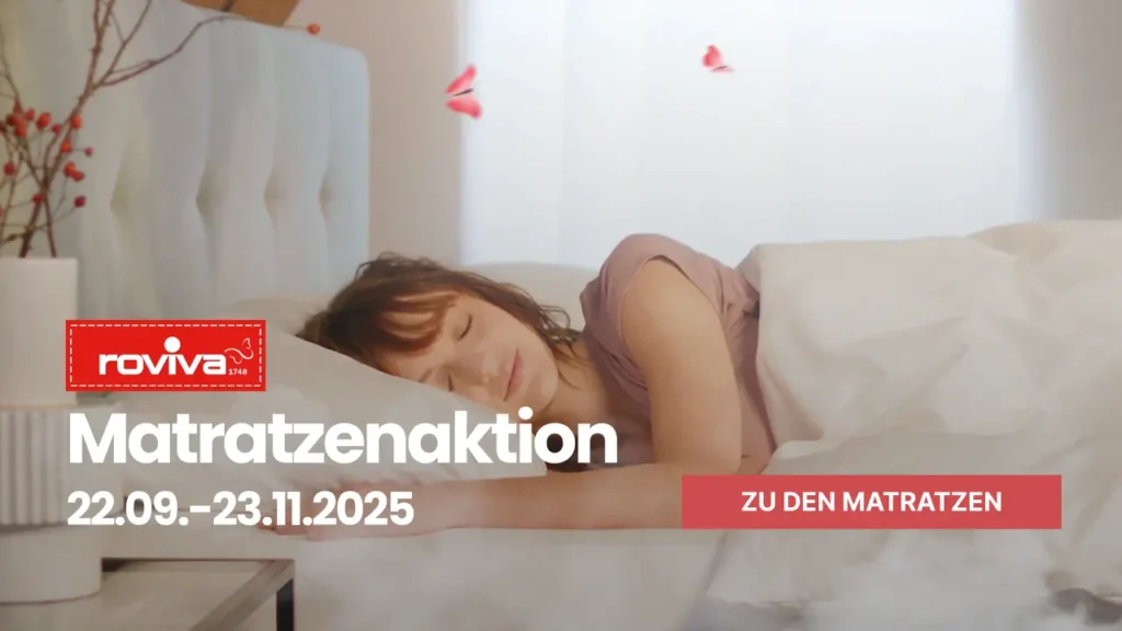 Website Matratzenaktion roviva 2025